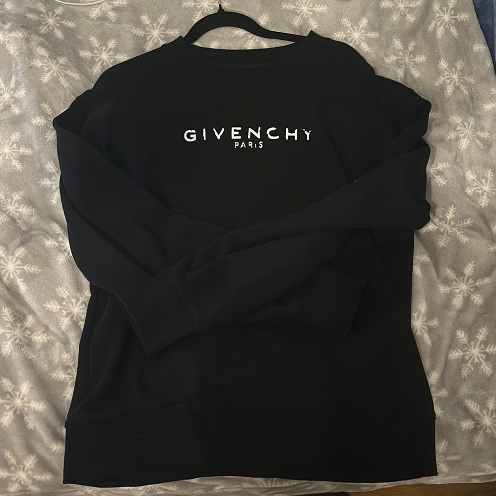 Givenchy Black Logo Crewneck